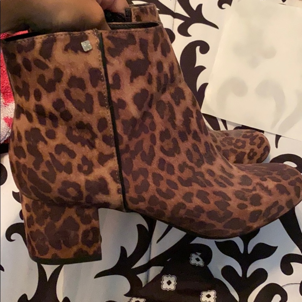 Leopard booties
